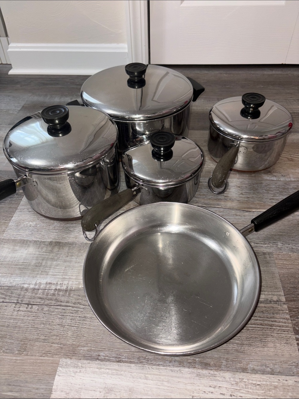 Vintage Revere Ware Set 9 PC - Picture 3 of 6